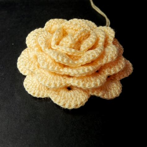 With the Crochet Irish Rose, you can crochet an applique that is timeless and elegant. Simply adhere the applique to your favorite coat or sweater, or use it as a bright floral brooch. As this crochet pattern is easy to make, you could make duplicates of this crochet pattern in a multitude of colors for impromptu gifts for family and friends ...